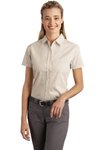 Ladies Short Sleeve Easy Care Soil Resistant Shirt