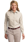 Finest quality Ladies Long Sleeve Easy Care Soil Resistant Shirt